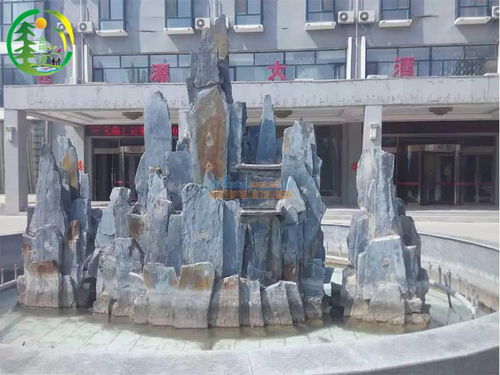 斧劈石假山 自然與人工的完美融合